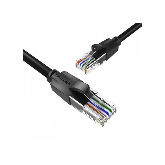 ქსელის კაბელი Vention IBEBQ Cat.6 UTP Patch Cable 20 m Black , 2 image - Primestore.ge