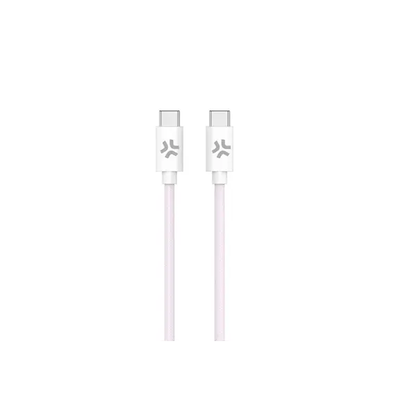 USB კაბელი Celly PD USB Type-C cable to USB Type-C (60 W) 1.5M Pink , 2 image - Primestore.ge