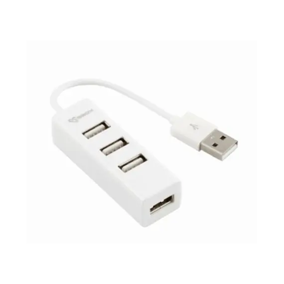 USB ჰაბი SBOX H-204 USB HUB White  - Primestore.ge