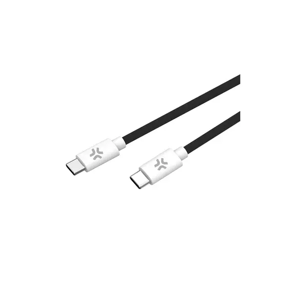 USB კაბელი Celly PD USB Type-C cable to USB Type-C (60 W) 1.5M Black , 2 image - Primestore.ge
