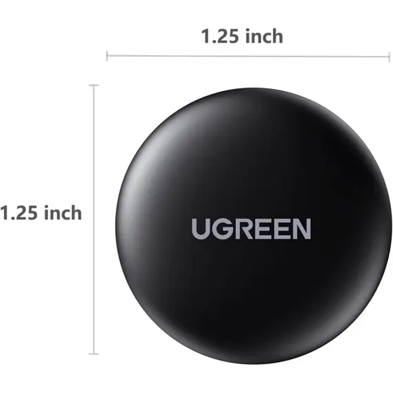 Bluetooth tracker UGREEN CM520 (60387), Apple Certified, Smart Bluetooth Finder, Black, 9 image