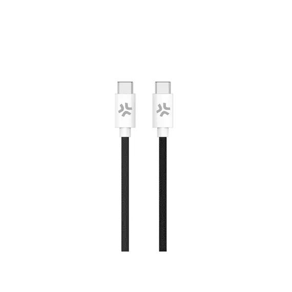 USB კაბელი Celly PD USB Type-C cable to USB Type-C (60 W) 1.5M Black  - Primestore.ge