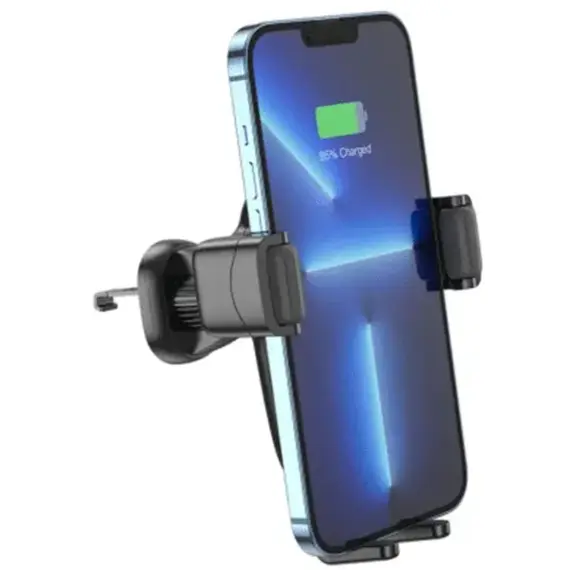 მანქანის დამტენი Hoco DCA37 Dawn suction cup car holder Balck , 2 image - Primestore.ge