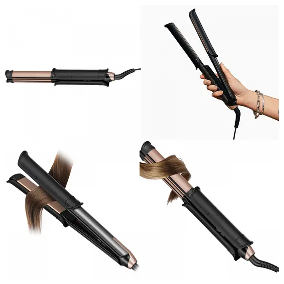 თმის გასასწორებელი Remington S6077 E51 ONE Straight & Curl Styler , 4 image - Primestore.ge