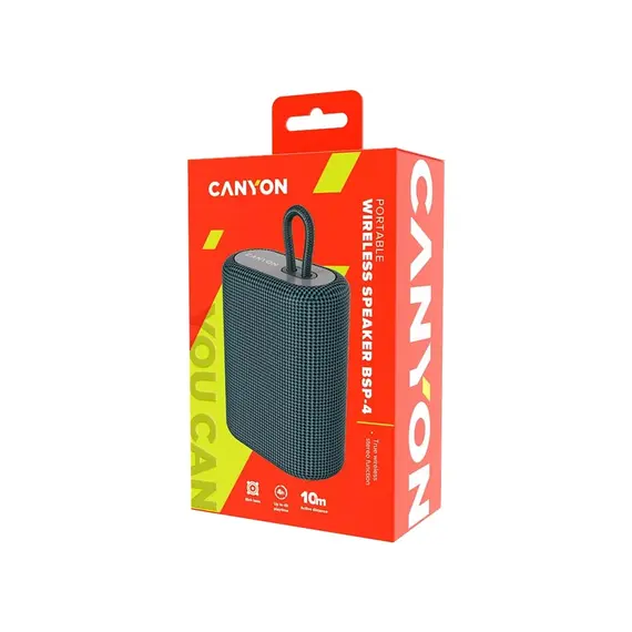 დინამიკი Canyon BSP-4 - Dark Grey (CNE-CBTSP4DG) , 4 image - Primestore.ge