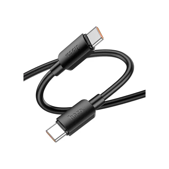 USB კაბელი Hoco X96 Hyper 100W fast charging Type-C to Type-C Cable 1m – Black  - Primestore.ge
