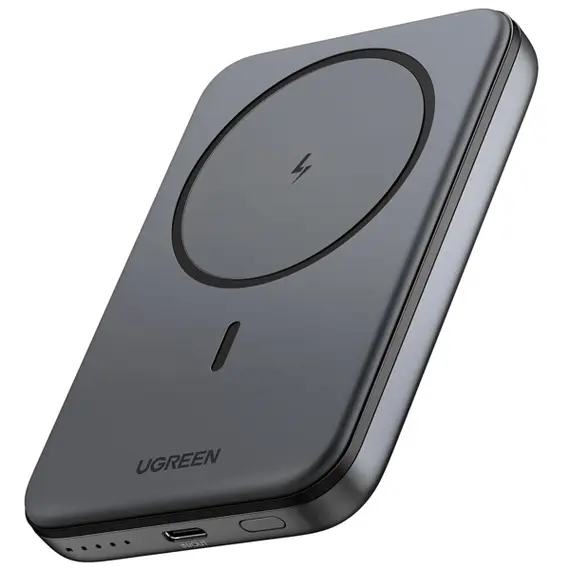 პორტატული დამტენი UGREEN PB561 (25919), 10000mAh, Type-C, Magnetic Power Bank, Grey  - Primestore.ge