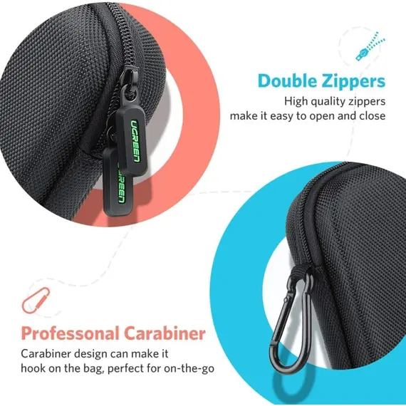 ქეისი UGREEN LP174 (50974), Portable Case for Nintendo Switch, Black , 5 image - Primestore.ge