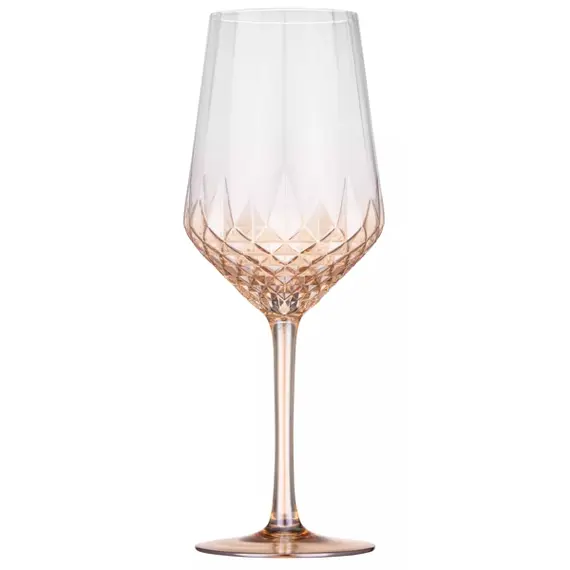 ჭიქების ნაკრები Ardesto AR2646G Black Mars Favola, 460ml, 2pcs, Wine Glasses Set, Transparent/Golden , 2 image - Primestore.ge