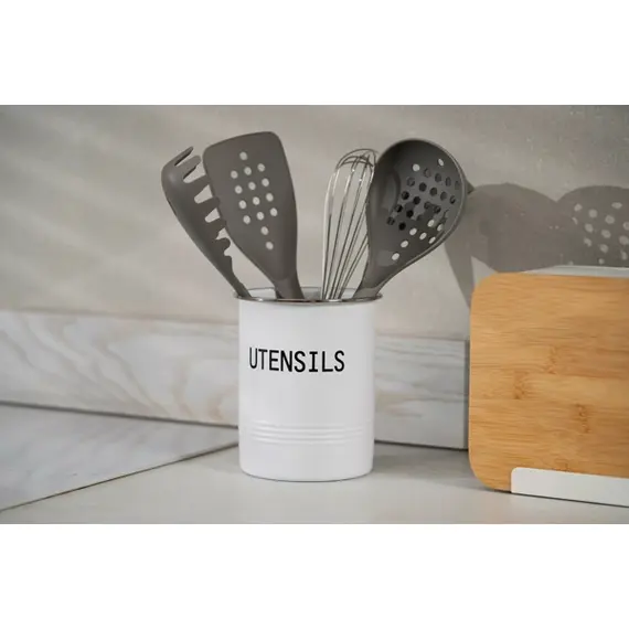 დანა ჩანგლის სათავსო Ardesto AR0915W Midori, Cutlery Holder, White , 4 image - Primestore.ge