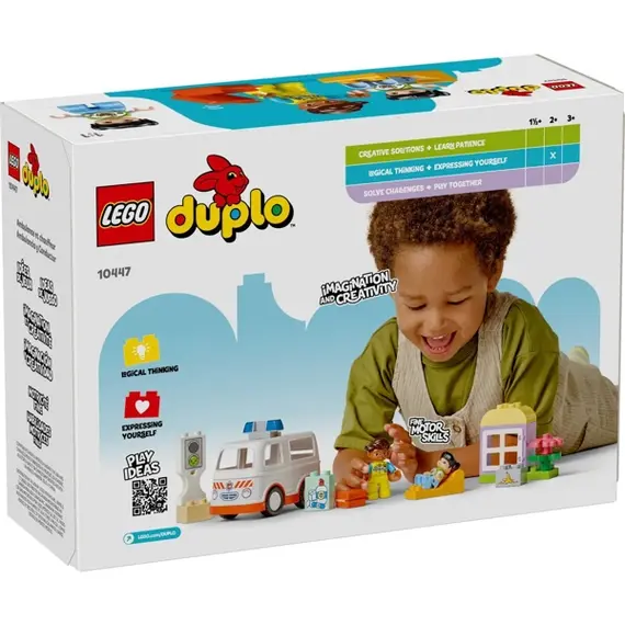 ლეგო LEGO Constructor DUPLO Classic Ambulance with Driver , 5 image - Primestore.ge