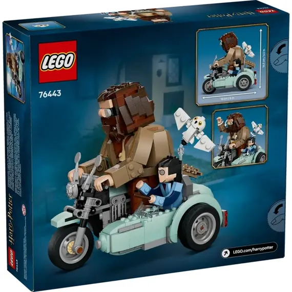 ლეგო LEGO Constructor Harry Potter Hagrid & Harry's Motorcycle Ride , 5 image - Primestore.ge