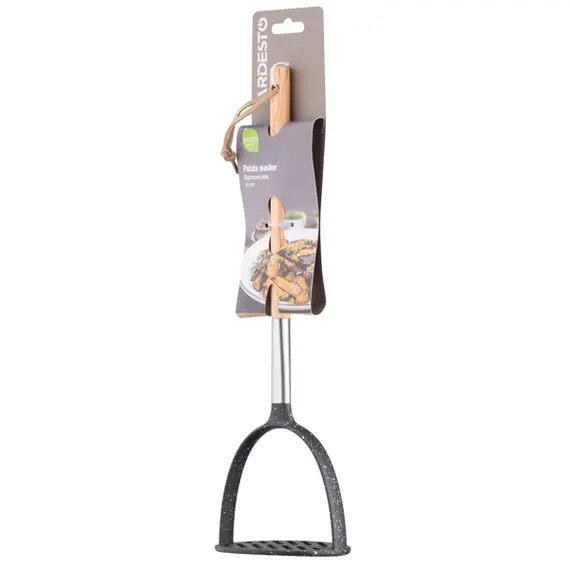კარტოფილის საჭყლეტი Ardesto AR1311BP Midori, Potato Masher, Black  - Primestore.ge