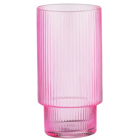 ჭიქების ნაკრები Ardesto AR2638SPN, 380ml, 2pcs, Long Glasses Set, Pink , 2 image - Primestore.ge