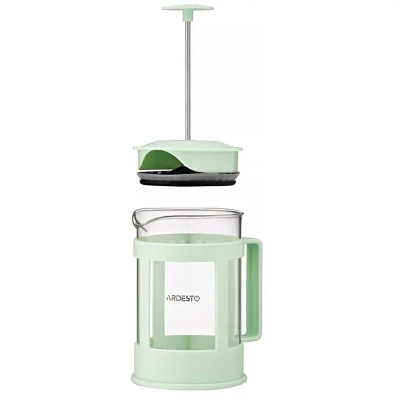 Teapot Ardesto AR1008LGB Fresh, 800ml, French Press, Light Green, 4 image