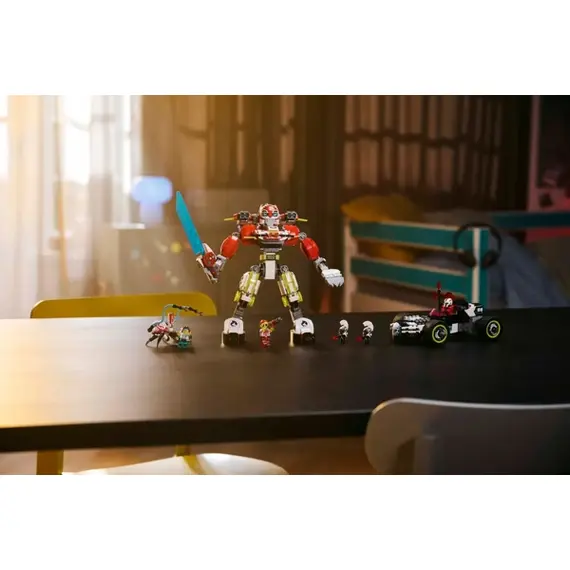 ლეგო LEGO Constructor DREAMZzz Cooper's Tiger Mech & Zero's Hot Rod Car , 6 image - Primestore.ge