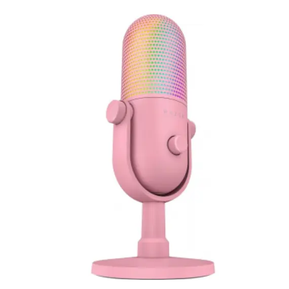 მიკროფონი Razer gaming microphone Seiren V3 Chroma, Uni, RGB, USB-A, 2m, quartz , 2 image - Primestore.ge