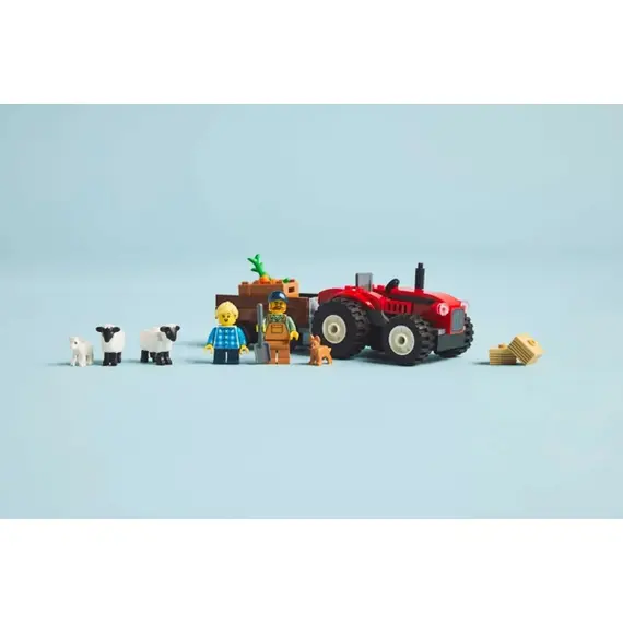 ლეგო LEGO Constructor City Red Farm Tractor with Trailer & Sheep , 6 image - Primestore.ge