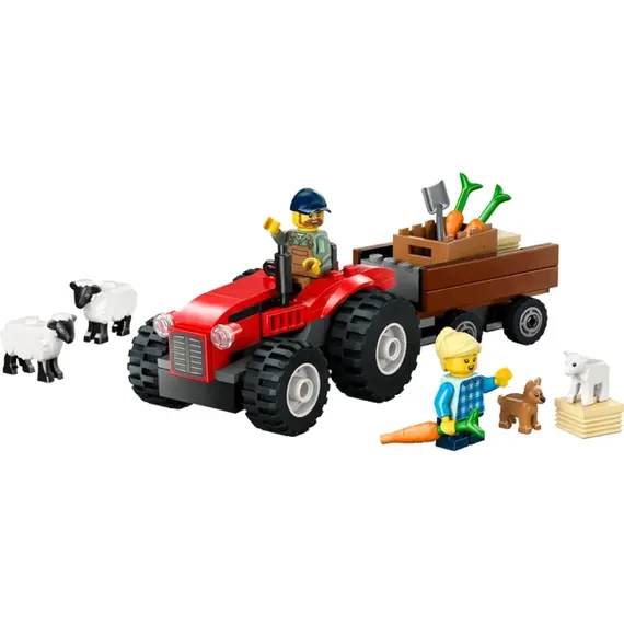 ლეგო LEGO Constructor City Red Farm Tractor with Trailer & Sheep , 3 image - Primestore.ge