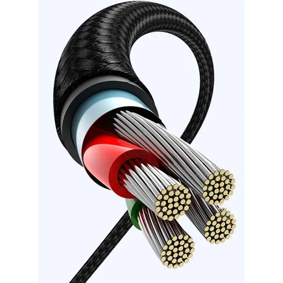 USB კაბელი UGREEN US176 (20857), 18W, USB-A to Type-C 90 Degree, 2m, Space Gray , 5 image - Primestore.ge