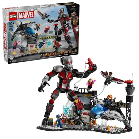 ლეგო LEGO Constructor Super Heroes Captain America: Civil War Action Battle , 6 image - Primestore.ge