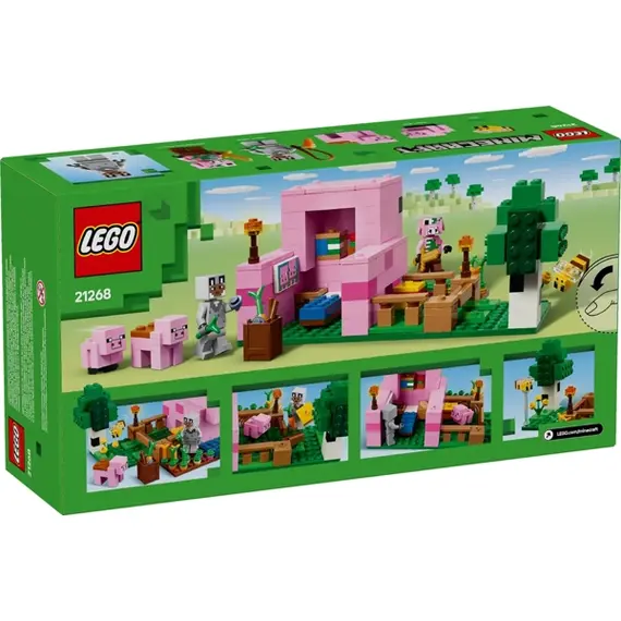 ლეგო LEGO Constructor Minecraft The Baby Pig House , 4 image - Primestore.ge