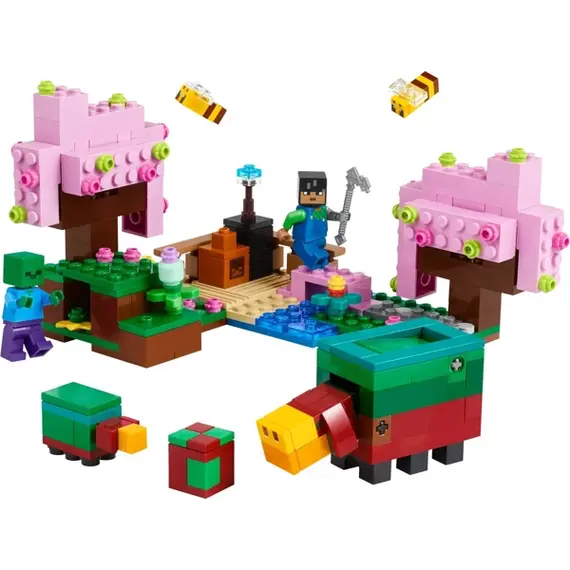 ლეგო LEGO Constructor Minecraft The cherry blossom garden , 2 image - Primestore.ge