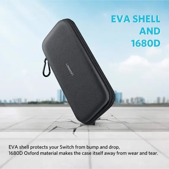 ქეისი UGREEN LP174 (50974), Portable Case for Nintendo Switch, Black , 6 image - Primestore.ge