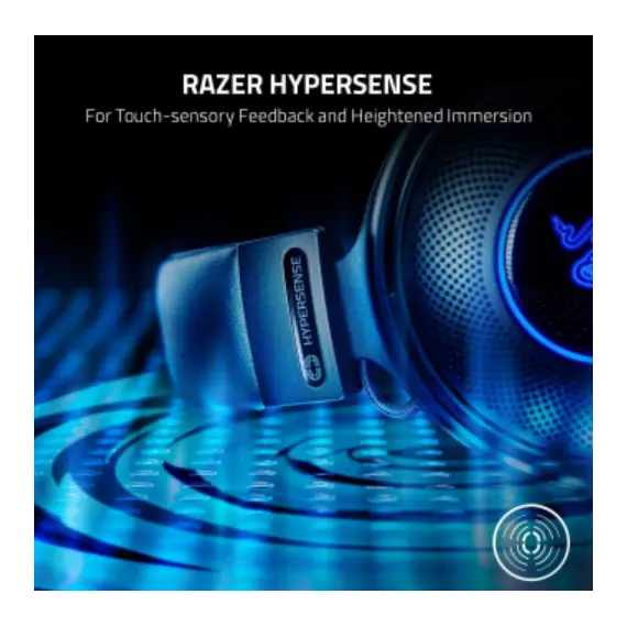ყურსასმენი Razer Headset Kraken V3 Hypersense 7.1 USB-A RGB, black , 2 image - Primestore.ge