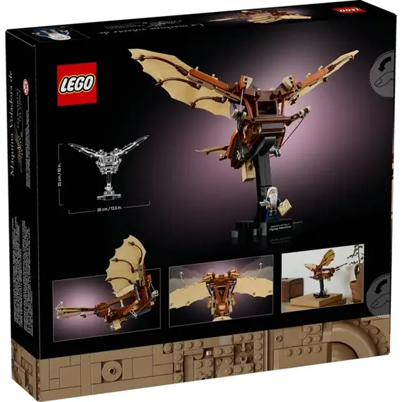 ლეგო LEGO Constructor Icons Leonardo da Vinci's Flying Machine , 5 image - Primestore.ge