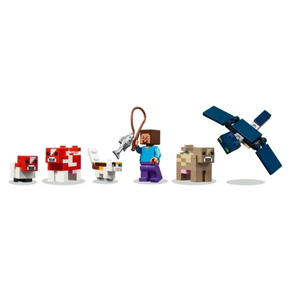 ლეგო LEGO Constructor Minecraft The Mooshroom House , 4 image - Primestore.ge