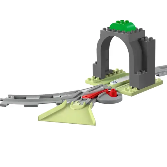 ლეგო LEGO Constructor DUPLO Town Train Tunnel and Tracks Expansion Set , 2 image - Primestore.ge