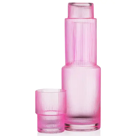 ჭიქების ნაკრები Ardesto AR2638SPN, 380ml, 2pcs, Long Glasses Set, Pink , 3 image - Primestore.ge
