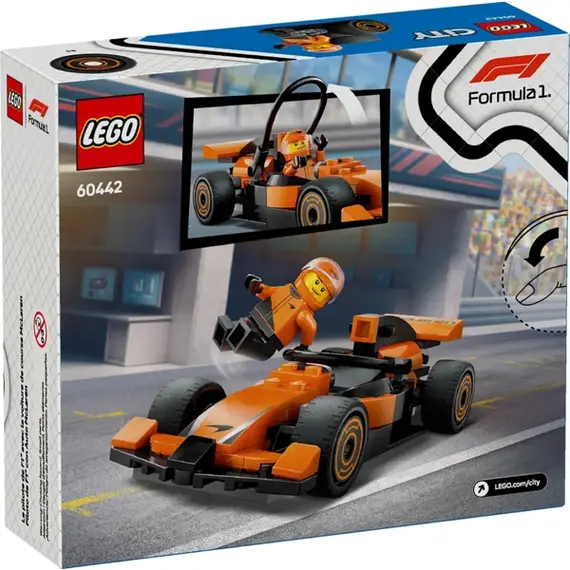 ლეგო LEGO Constructor City F1 Driver with McLaren Race Car , 6 image - Primestore.ge