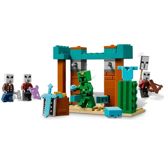 ლეგო LEGO Constructor Minecraft The Illager Desert Patrol Set , 3 image - Primestore.ge