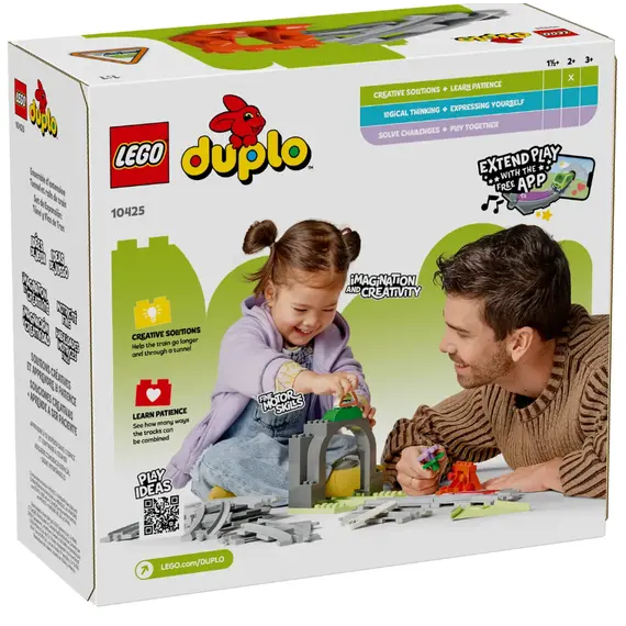 ლეგო LEGO Constructor DUPLO Town Train Tunnel and Tracks Expansion Set , 3 image - Primestore.ge