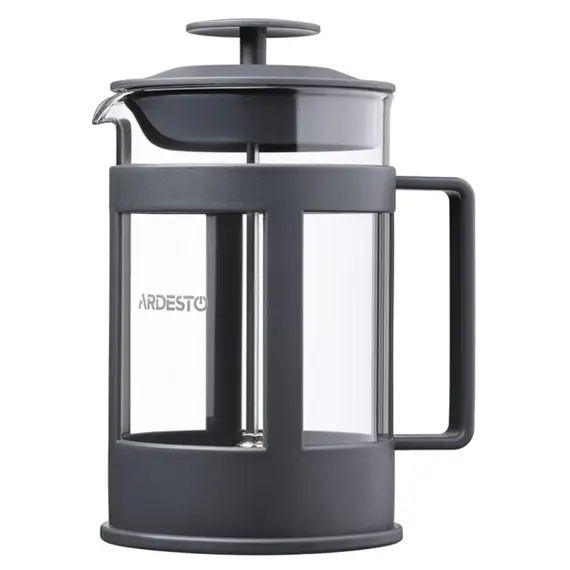 ჩაიდანი ARDESTO AR1008GF French press Fresh, 800 ml, Grey, Plastic, Glass  - Primestore.ge