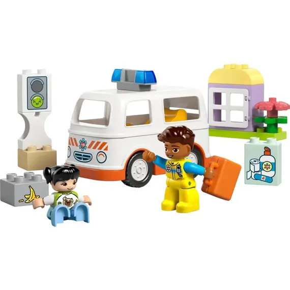 ლეგო LEGO Constructor DUPLO Classic Ambulance with Driver , 2 image - Primestore.ge
