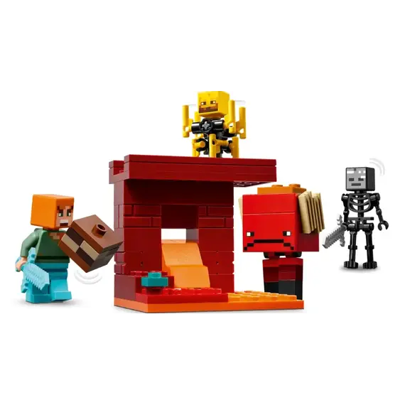 ლეგო LEGO Constructor Minecraft The Nether Lava Battle Set , 3 image - Primestore.ge