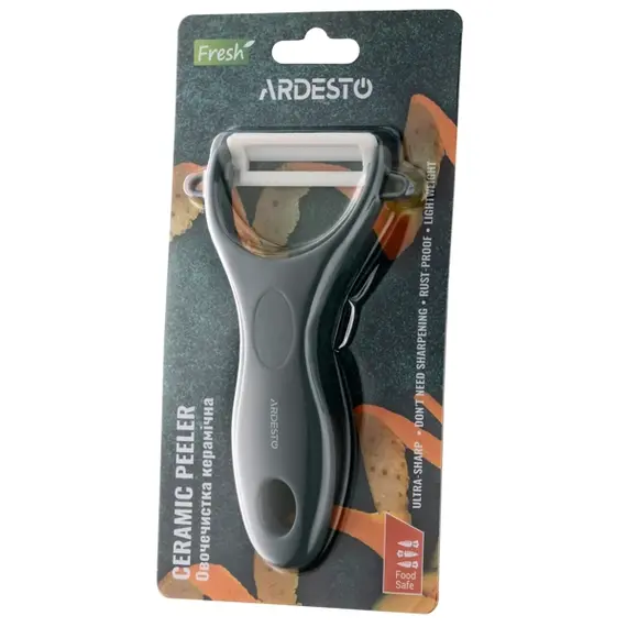 ბოსტნეულის სათლელი Ardesto AR8340GR Fresh, Peeler, Green , 3 image - Primestore.ge
