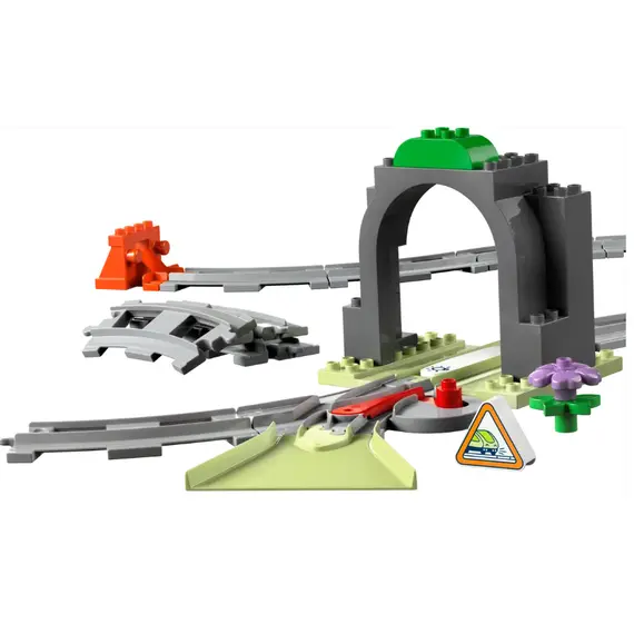 ლეგო LEGO Constructor DUPLO Town Train Tunnel and Tracks Expansion Set  - Primestore.ge