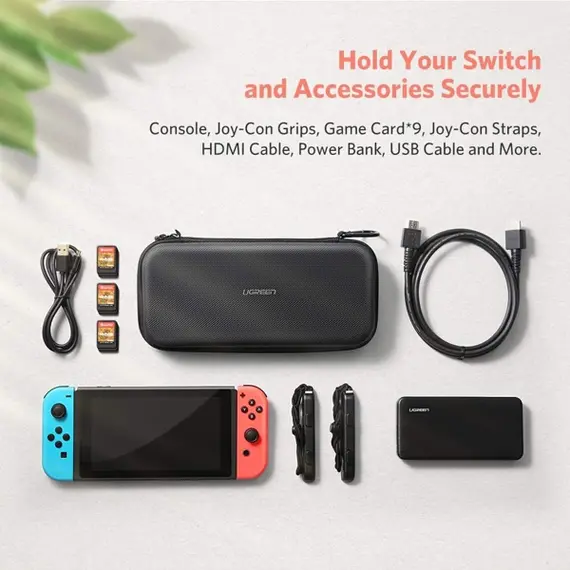 ქეისი UGREEN LP174 (50974), Portable Case for Nintendo Switch, Black , 3 image - Primestore.ge