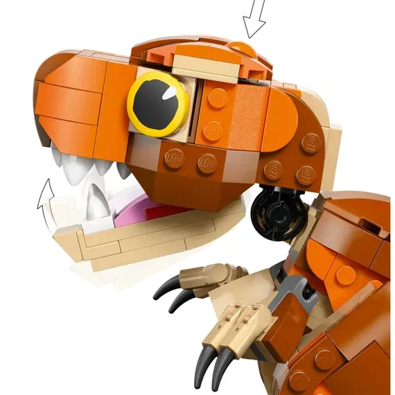 ლეგო LEGO Constructor Jurassic World Little Eatie: T. rex , 2 image - Primestore.ge
