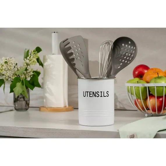 დანა ჩანგლის სათავსო Ardesto AR0915W Midori, Cutlery Holder, White , 3 image - Primestore.ge