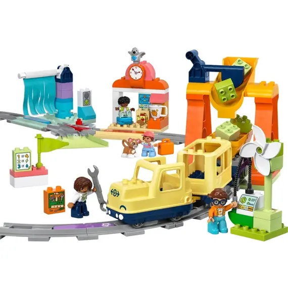 ლეგო LEGO Constructor DUPLO Town Big Interactive Community Train , 2 image - Primestore.ge