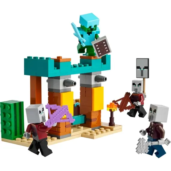 ლეგო LEGO Constructor Minecraft The Illager Desert Patrol Set , 2 image - Primestore.ge