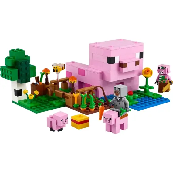 ლეგო LEGO Constructor Minecraft The Baby Pig House , 2 image - Primestore.ge