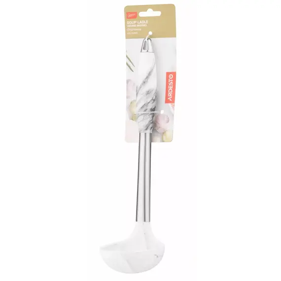 წვნიანის კოვზი Ardesto AR2144MS Gemini Marmo, Ladle, Marble , 3 image - Primestore.ge