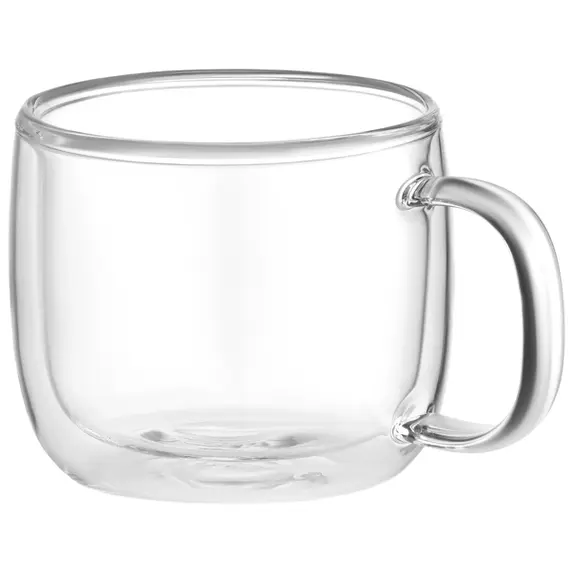 ჭიქების ნაკრები Ardesto AR2645BWH, 450ml, 2pcs, Double Wall Mug Set, Transparent , 2 image - Primestore.ge