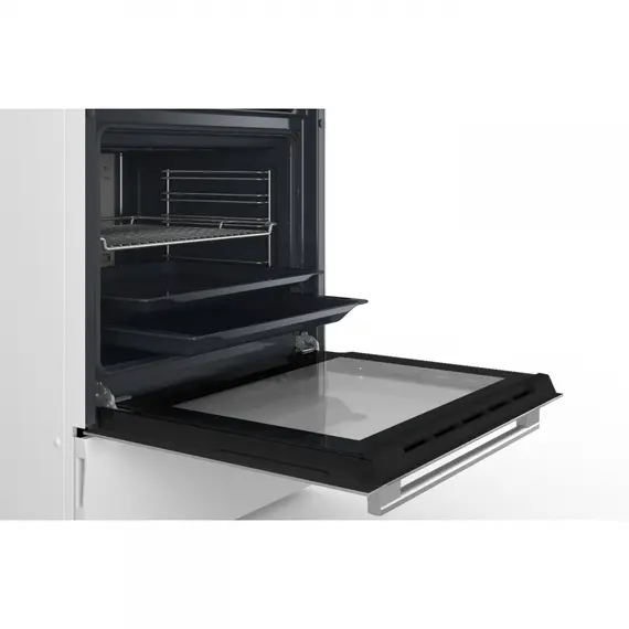Gas stove Bosch HXS59AI21Q, 4Gas, Oven, White, 4 image